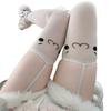 Japanese Subculture Personality Abi Stockings Suspenders Integrated Knee Socks Jk Cute Print Sexy Stockings Black