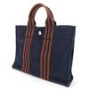 Used HERMES Tote Bag Fool ToePM canvas Navy Navy casual