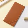 Porte-cartes universel à fentes multiples Couleur unie Cuir PU Étui pour cartes de visite Pochette d'identité Hommes Femmes