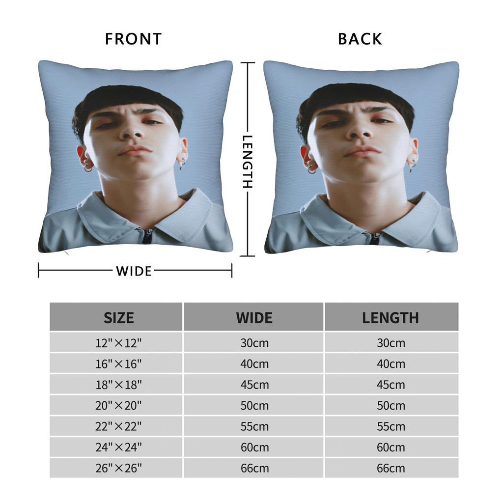 Rapper M-Milo J Pillow Case Fashion Pillow Cover Graphic Pillowcases For Sofa Bedroom Home Decor