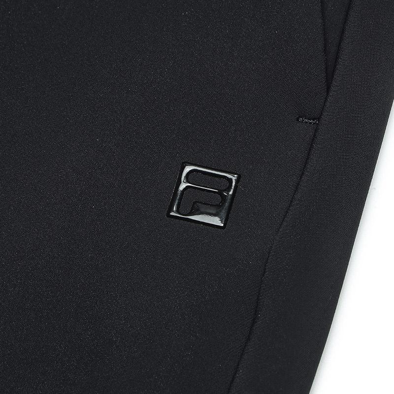 New FILA Golf Series Knitted Sweatpants Women's Pitch Black A11W445602FBK