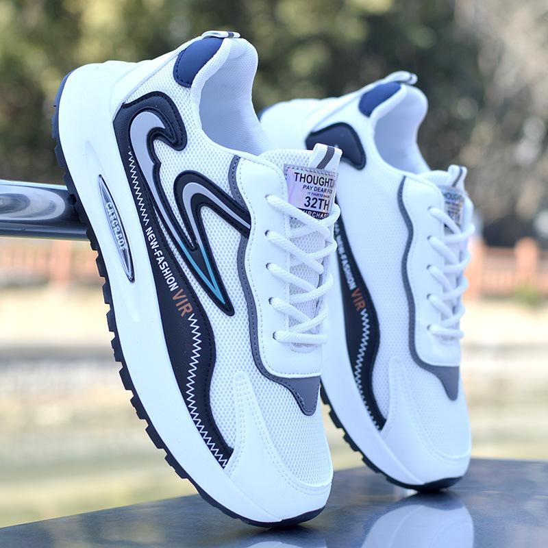 Men's shoes new dad shoes four seasons platform mesh shoes breathable sports shoes men's non-slip running shoes versatile casual shoes