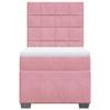 Maison Exclusive - Lattenrost und Matratze Rosa 80x200 cm Samt