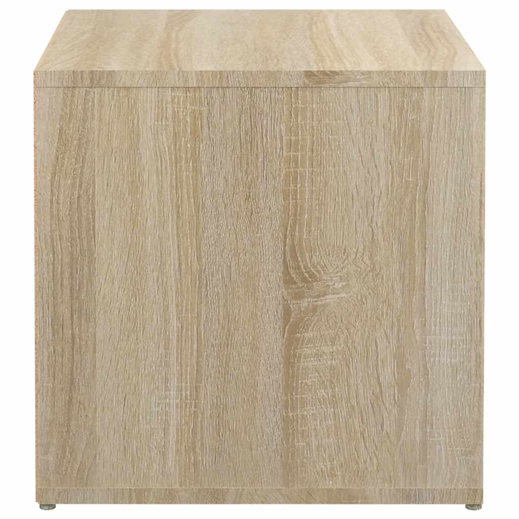 Vidaxl Hocker mit Schublade, Farbe Sonoma-Eiche, 40,5X40X40 Cm