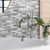 Meiji 3D Epoxy Self-Adhesive Wall Sticker for Kitchen & Bathroom Renovation - Waterproof, Decorative, Three-dimensional Design.