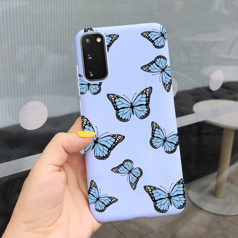 For Samsung Galaxy S20 5G S20+ Case Cover Fashion Soft Silicone Macaroon Phone Cases For Samsung S20 FE S 20 Plus S20Plus Funda