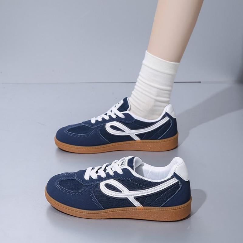 

Новые лоферы, туфли для доски, дышащие немецкие тренировочные туфли, студенческие балетки, повседневная обувь на шнуровке 41 синий