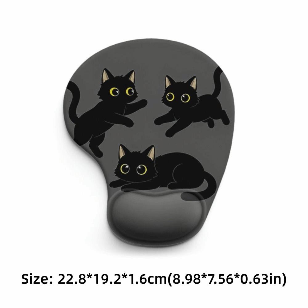Silicone Comfortable Wrist Rest Non-Slip Desktop Wrist Support Cartoon Animal Mouse Pad  Computer