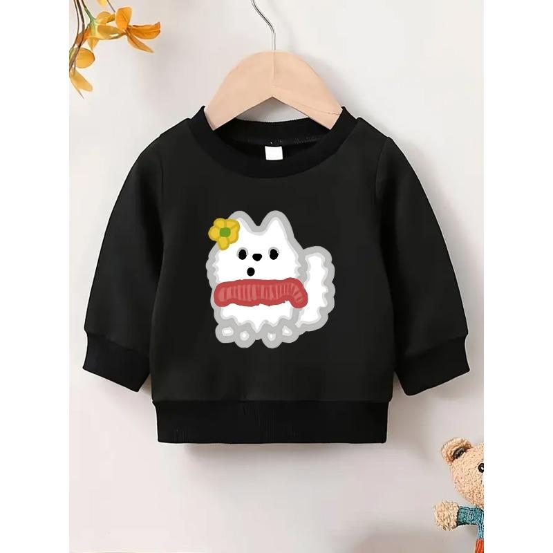 European sizes Cute And Fun Print Pattern | Thin And Comfortable Round Neck Hoodie for 0-3 Year Old  Kids , Suitable For Outdoor Wear
