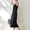 Mulberry Silk Satin V-Neck Camisole Dress