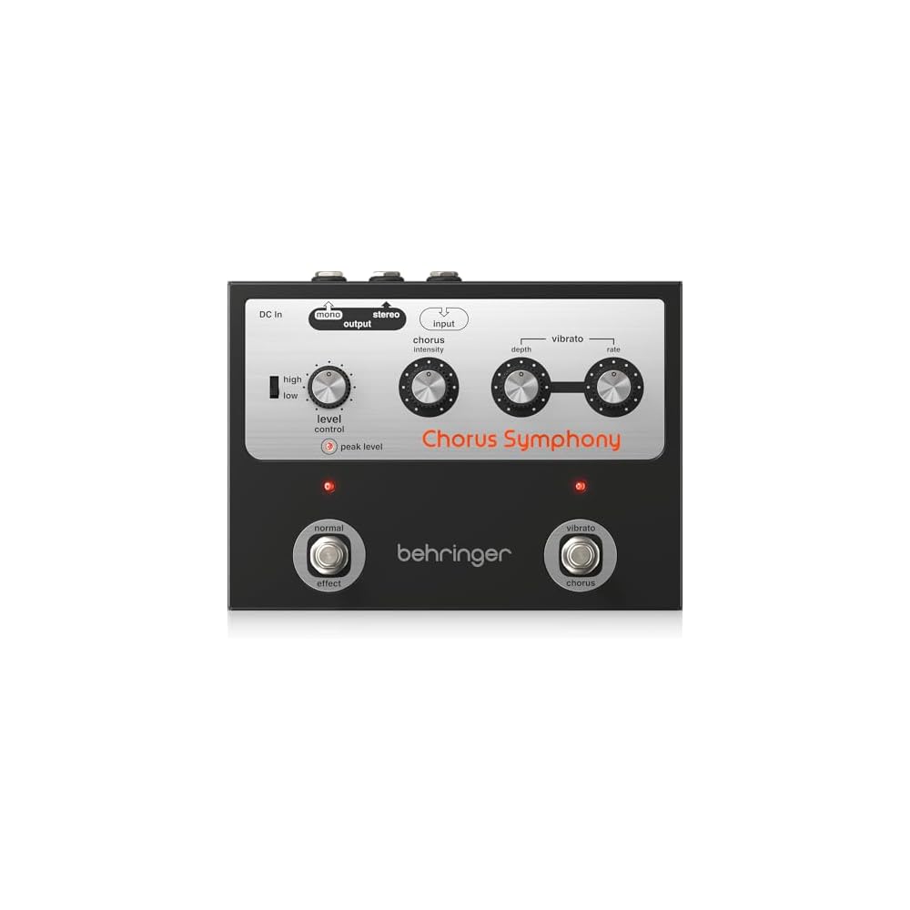Behringer Chorus Symphony Modulation Pedal Chorus Vibrato Effects Guitar Pedal