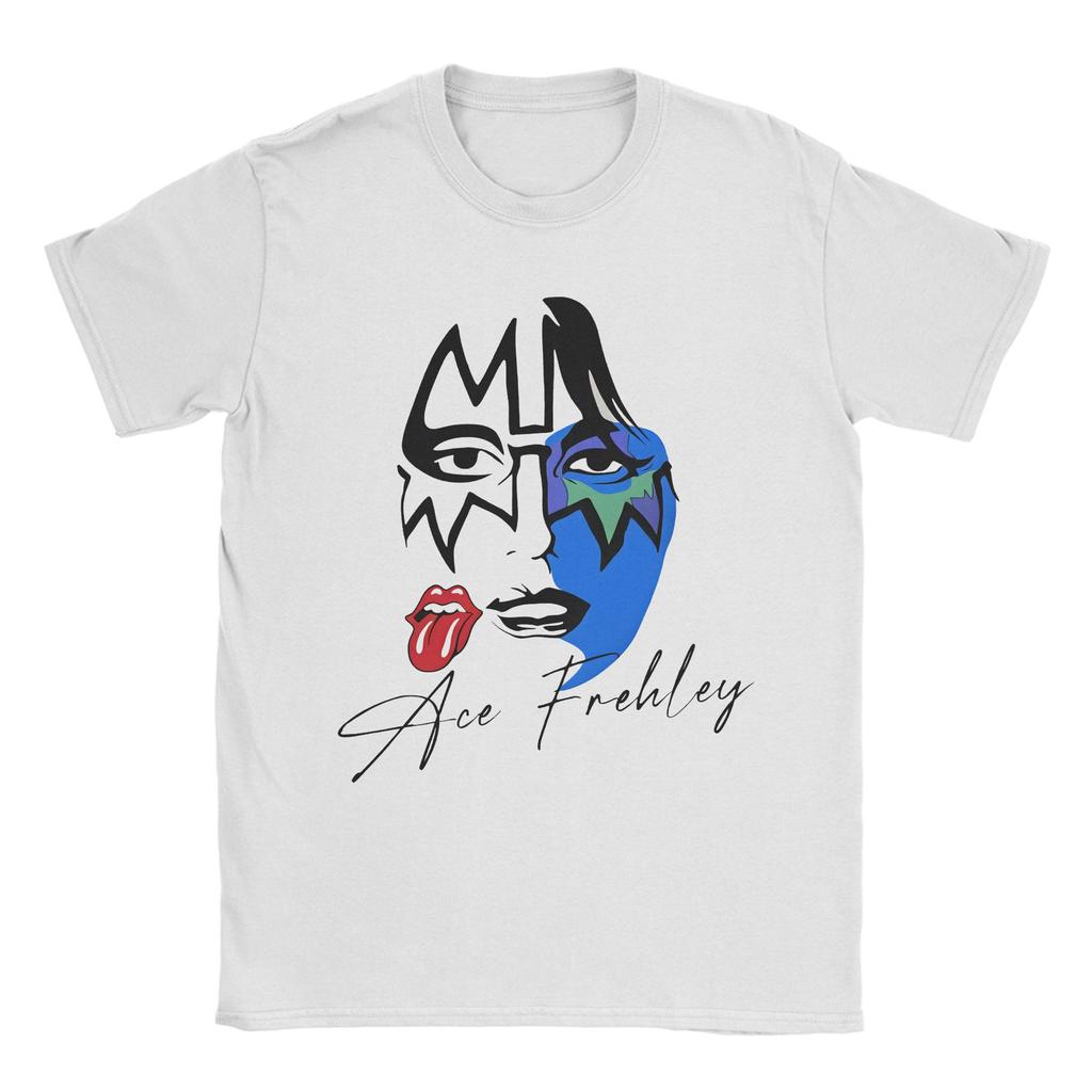Rip Ace Frehley The Spaceman 1951-2025 kiss band Apparel Men Women T Shirt 100% Cotton Tee New Arrival  T-shirt Clothing