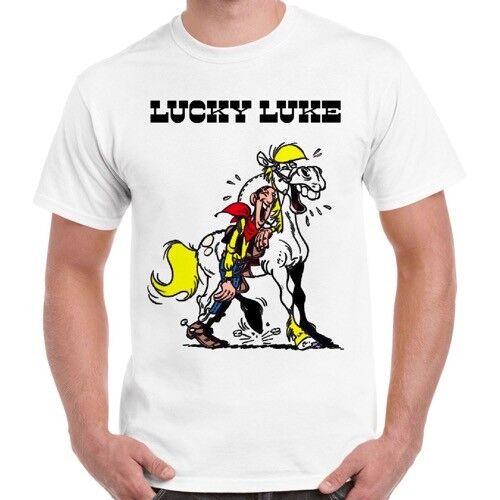 

Texas Cowboys Lucky Luke Vintage Comics Movie Poster Retro T Shirt 2553 Unisex T-Shirt L