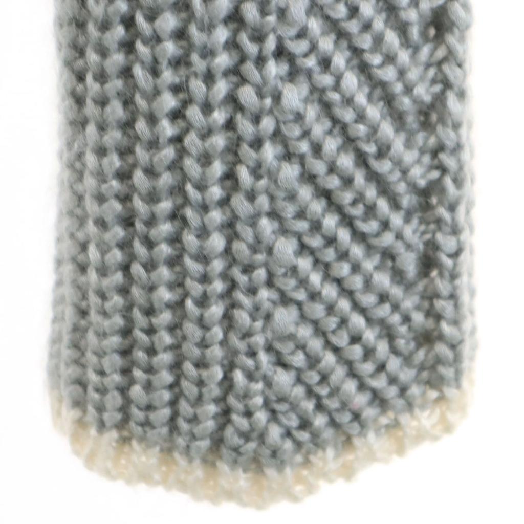 FENDI Made in Italy Silk Blend Long sleeve Short turtleneck sweater knit Women Used