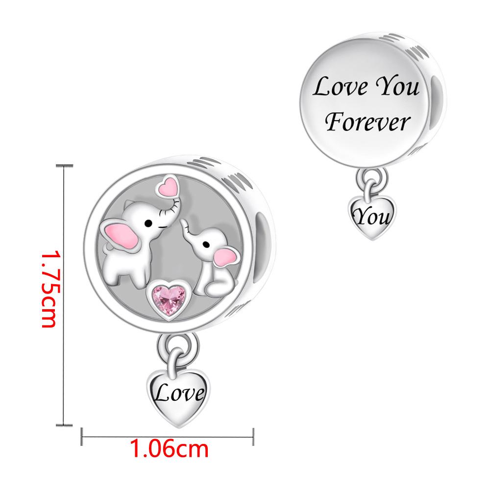Eco-friendly S925 Copper Parent-Child Pendant Necklace