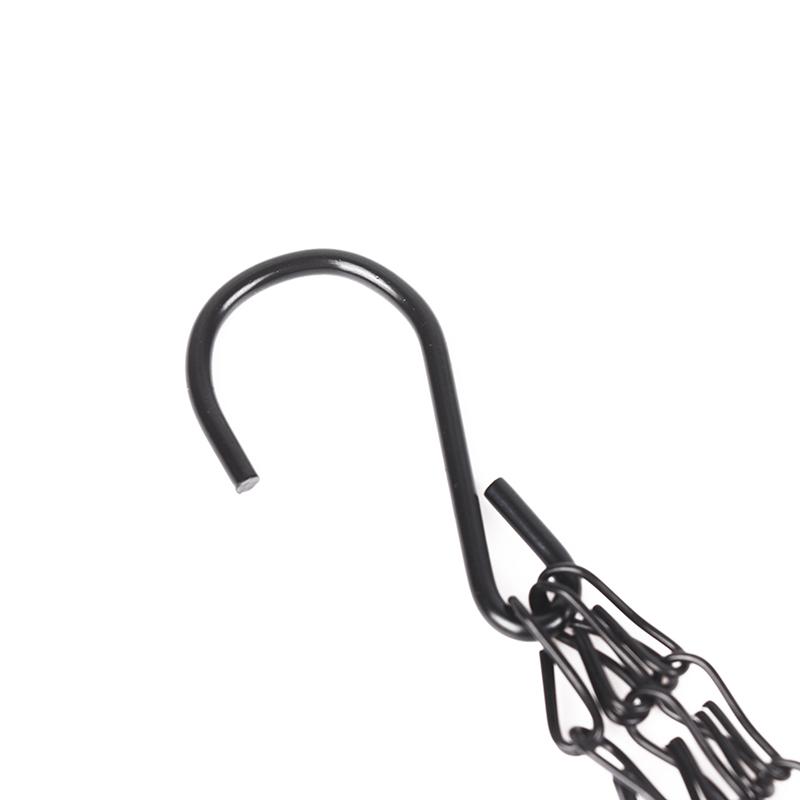 40Cm Rattan Hanging Pendant Chain Flowers Basket Chain Flower Pot Hydroponic Plants Grow Tools Garden Decorations With 3 Hooks