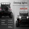 MN128 1/12 RC Car 4WD MN Model RTR 2.4G Remote Control Car Off-Road Climbing Vehicle LED Light 35min Working RC Toy As Kids Gift