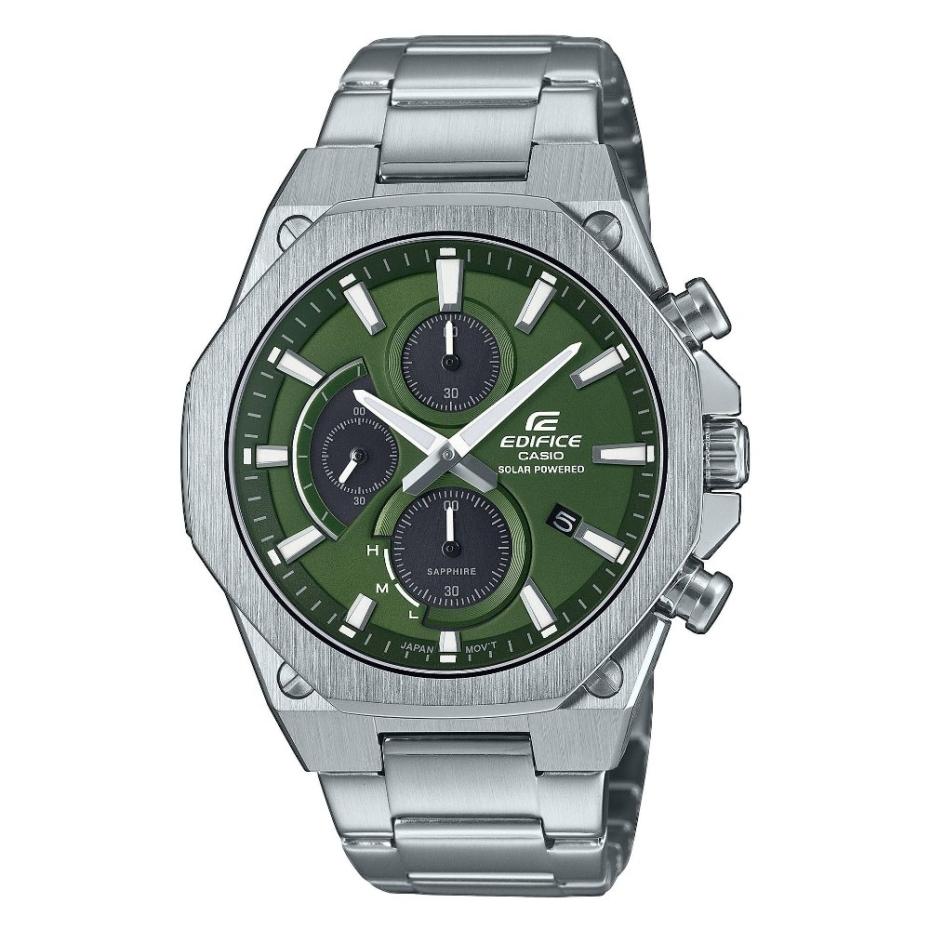 

CASIO EDIFICE Mod. CHRONOGRAPH SLIM SAPPHIRE - GREEN New! EFS-S570D-3AUEF