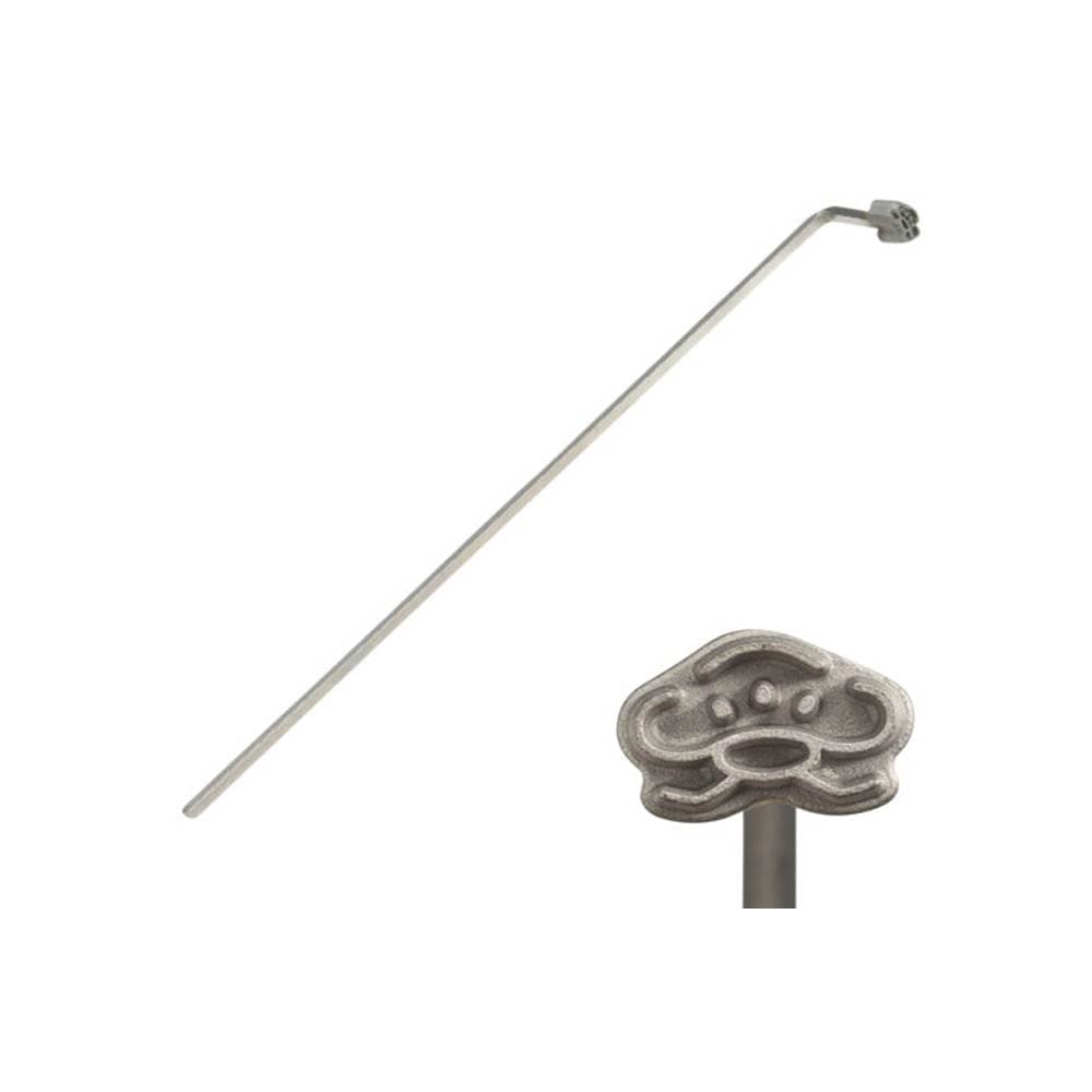 

Tiger Crown Decorating Tool, Silver, 16 x 300 x 41mm, Branding Iron, 18-8 Stainless Steel, for Adding Designs and Accents, 1593