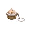 Simulated Dessert Clicker Keychain 3D Printed Cupcake Donut Key Chain  Backpack Decor
