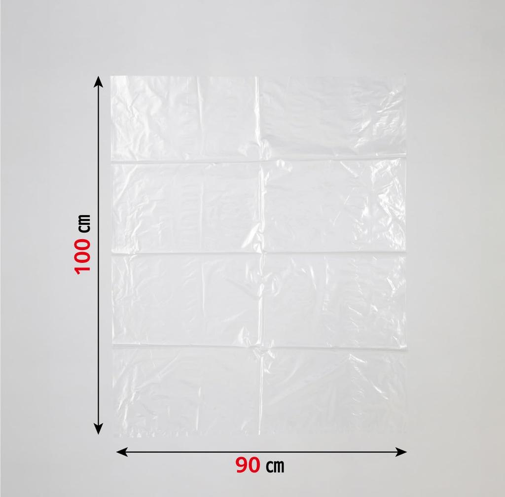 Japax Garbage Width 90cm x Height Thickness 90L BOX Plastic bag that can be taken out one by 100 pieces Bag, Transparent, 100cm, 0.04mm, Series, one,