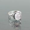 Rose Quartz Gemstone 925 Sterling Silver Jewelry Handcrafted Men's Ring For Gift RR-11-20