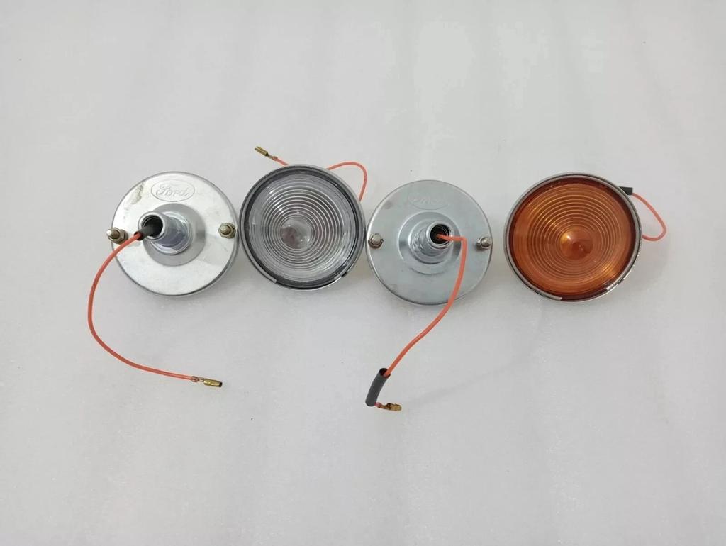 WILLYS JEEPs CJ-3B CJ3 CJ5 CJ6 Parking Turn Signal Clear & Orange Light |Fit For