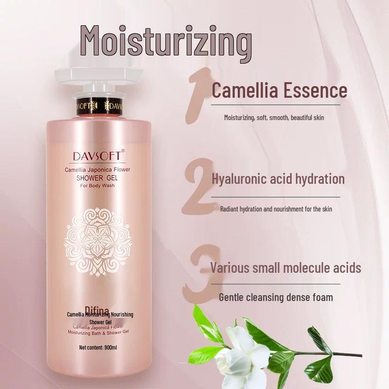 Difina Camellia Moisturizing & Refreshing Shower Gel, 900ml