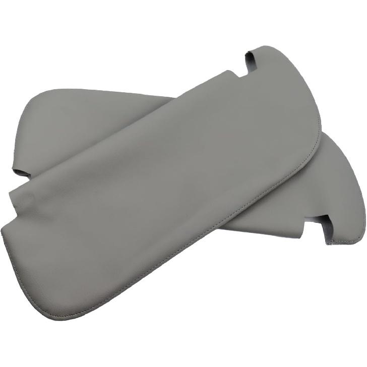 Sonnenblenden-Ersatzbezug Kompatibel mit Dodge RAM 1994–2001 | Graues Mikrofaserleder | Wasserdicht, Kratzfest, Fleckenabweisend | Einfach