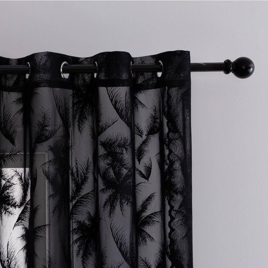 American Jacquard Window Screen Transparent Curtains Living Room Bedroom Dining Room European and American Curtains