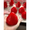 1pc Jelly Cat Squishy Toys Soft Q Elasticity Is Not Sticky Sensory Fidget Squishy Taba Squish Oil-Shine Large Strawberry Squishy Toy