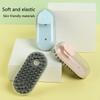 Shower Pet Haired Dog Shampoo Brush for Short Brush Bath Soft Grooming Silicone Dispenser with Soothe Bristle Pet Massage