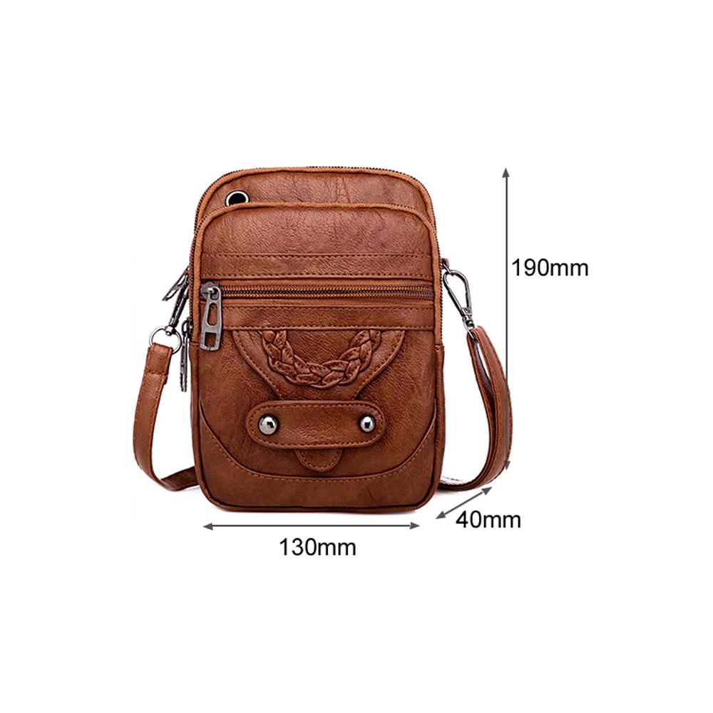 Vintage-Geldbörsen für Damen, Umhängetasche, Retro-Schulterhandtaschen aus PU-Leder, kleine Umhängetaschen für