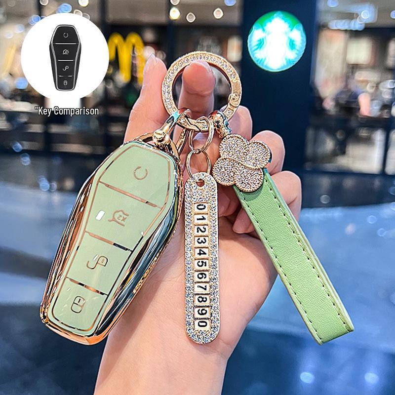 BYD Dolphin and Seal Key Case for Women
