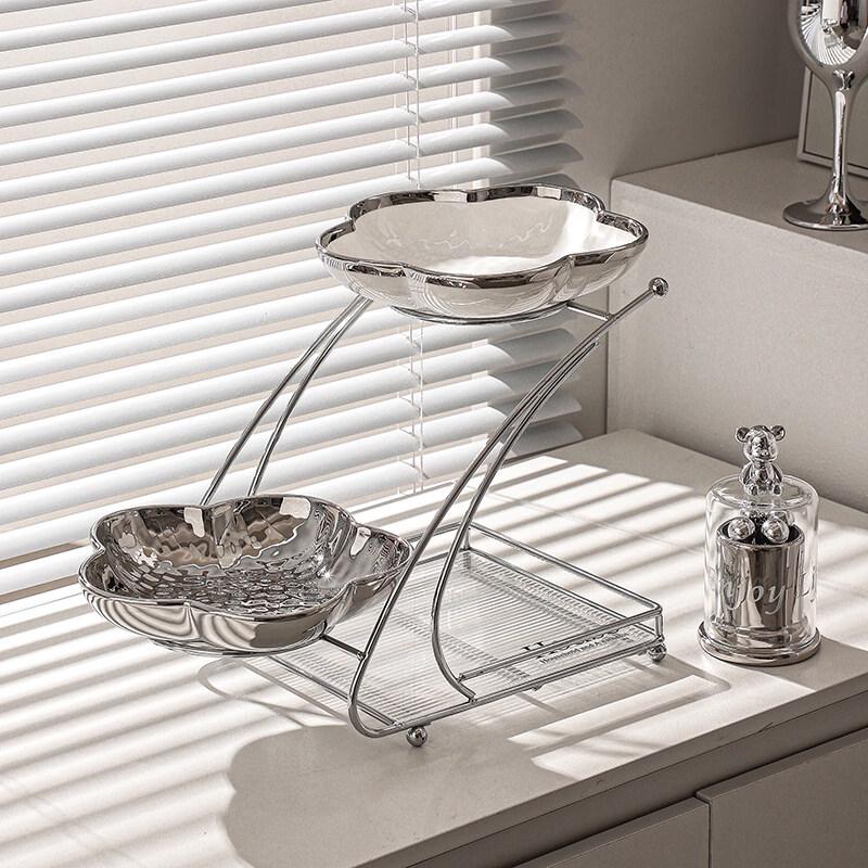 

Round Ceramic Snack and Fruit Plate