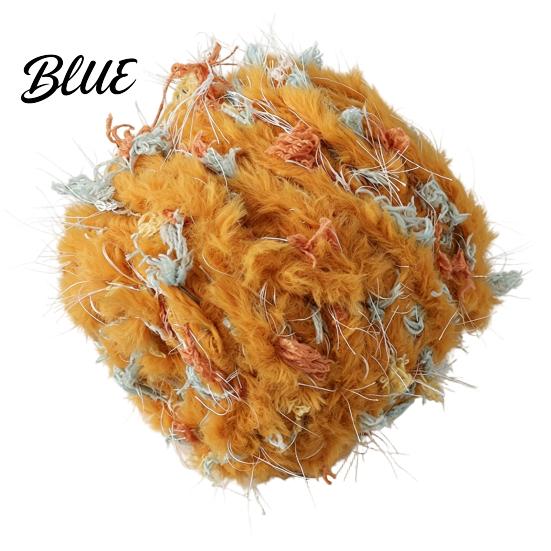 Smooth Weaving Yarn 33M Faux Fur Blend Yarn Soft Fuzzy Mohair for Crochet Thread Knitting DIY Sweater Scarf Hat Colorful Craft Beginners Knitting