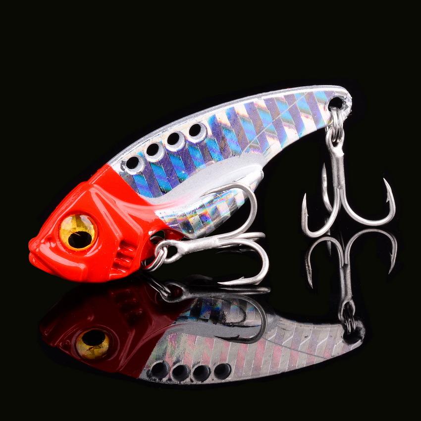 7G Full Swim Layer VibLure Bait Metal Spinner Fake Bionic Bait for Long Casting Freshwateishing Special for Bass And Perch 4.2CM