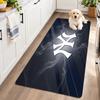 Flannel Kitchen Mat New York Yankees Soft Area Rug Non Slip Floor Carpet Home Decoration