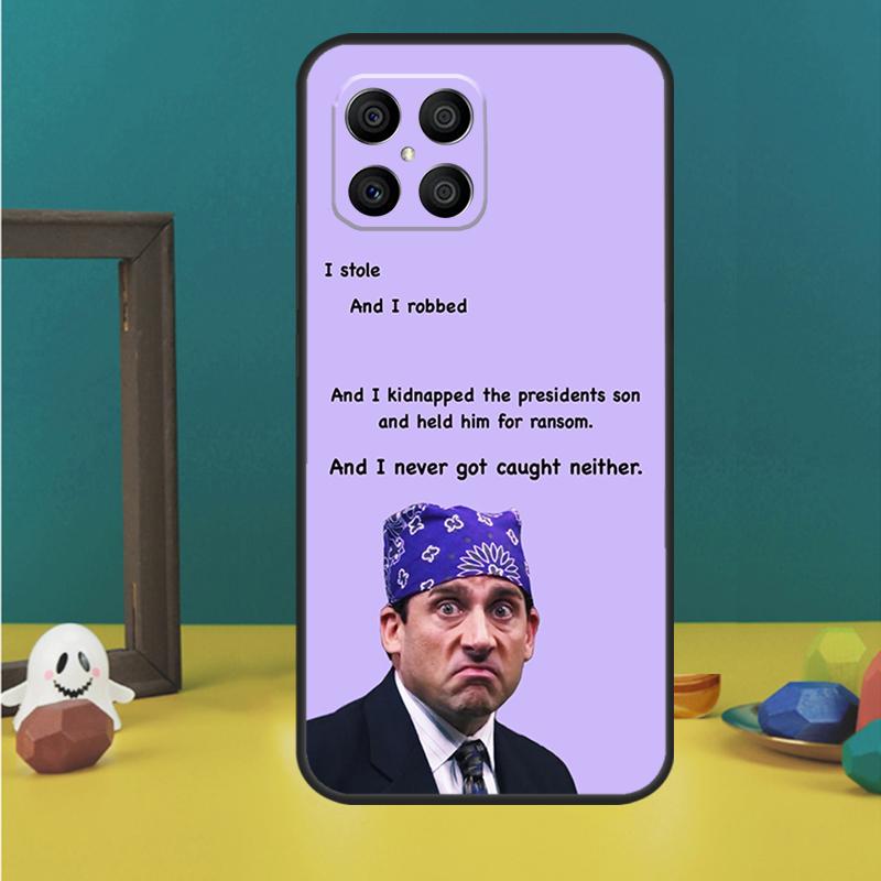The Office Prison Mike Case For Honor 200 Pro X9b X9a X8b X8a X8 X9 X9c 50 70 90 Lite Honor Magic 5 6 7 Pro Cover