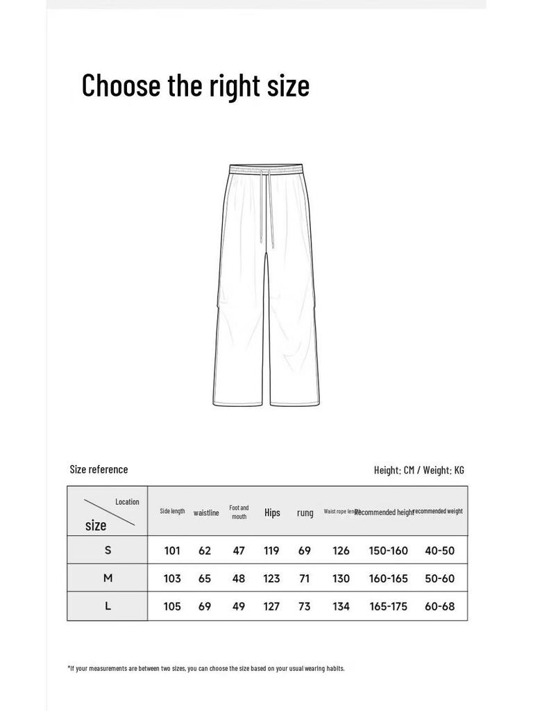 VVC Ice Crystal Sun Protection Parachute Pants