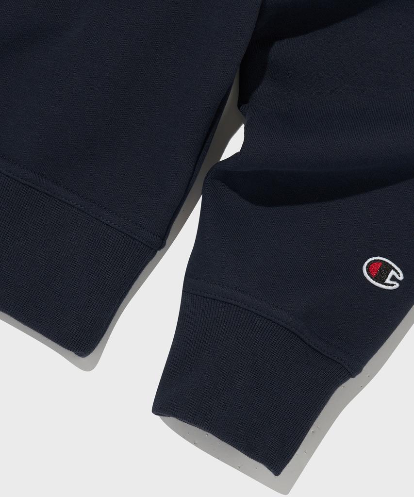 CHAMPION Small Script Logo Crewneck Sweatshirt Normal Navy