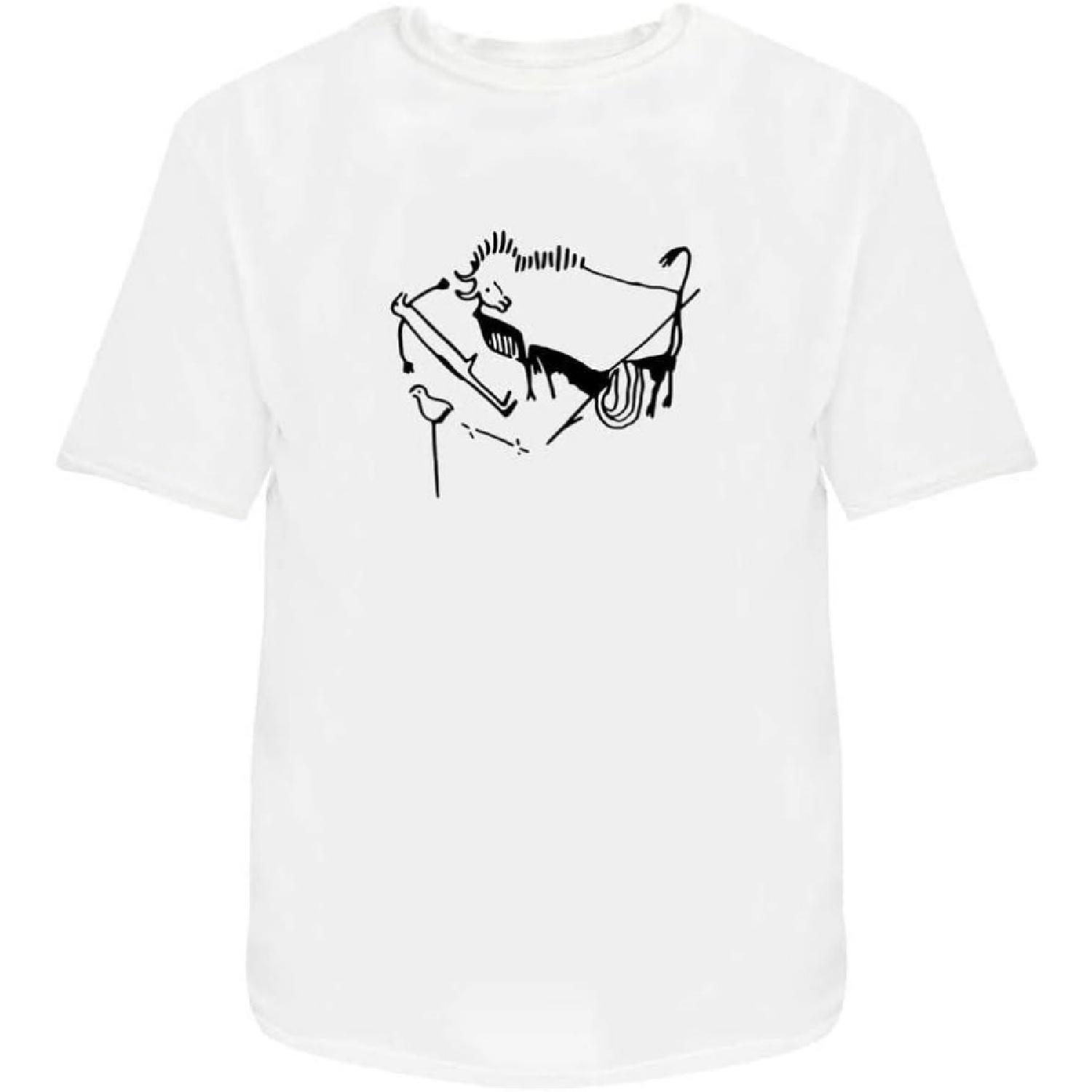 Lascaux Cave Painting Men s_Women s Cotton T-Shirts (TA018072) S