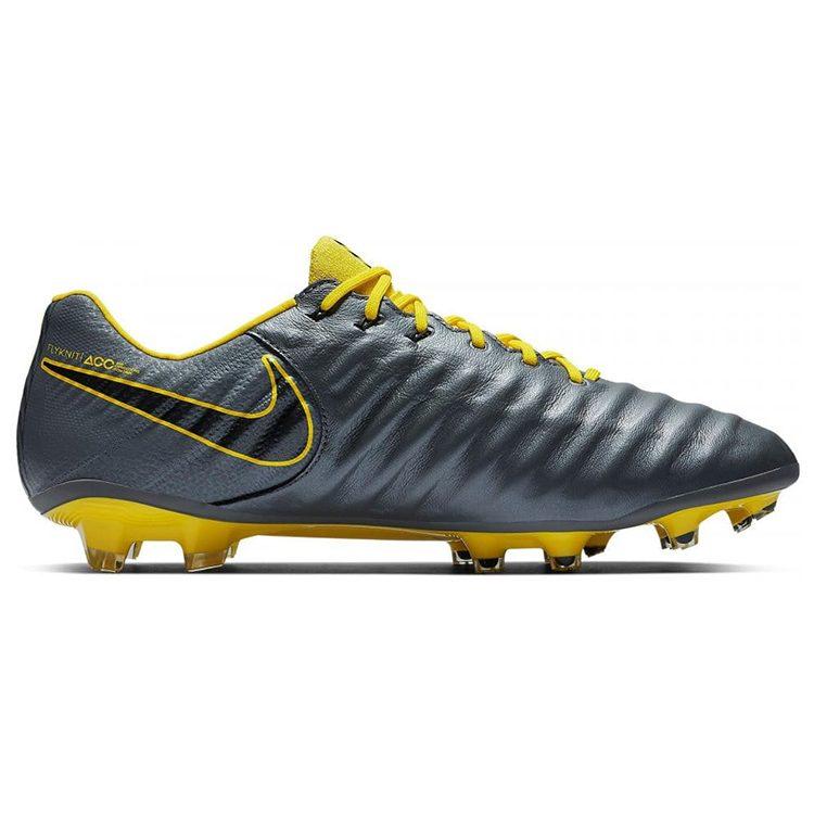 Nike Tiempo Legend 7 Elite Fg Dunkelgrau Opti Gelb AH7238-070