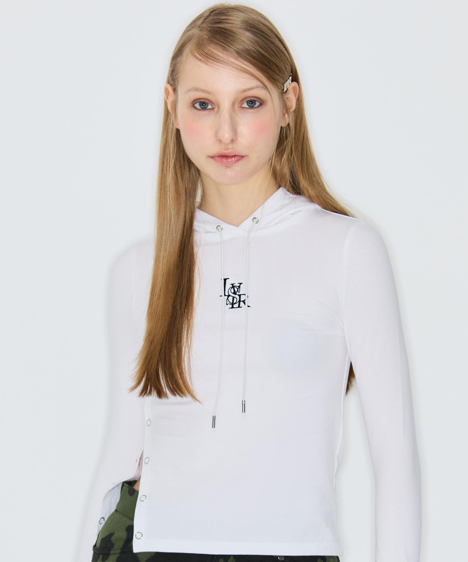 Love Is True Lvtr Long Hoodie(White) Free/Free