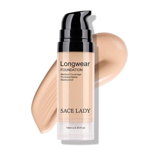 Sace Lady - Стойкая тональная основа - 5 оттенков 01# Light - 15g