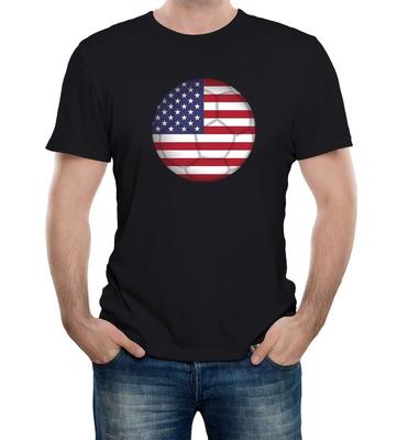 Herren U.S.A Vereinigte Staaten Fußball Fan T-Shirt Weltmeisterschaft EM Land