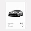 Famous Cars 812 458 296 Canvas Wall Art Print Poster 599XX SP3 F8 Decoration Mural Modern Home Decor Birthday Gift Unframed