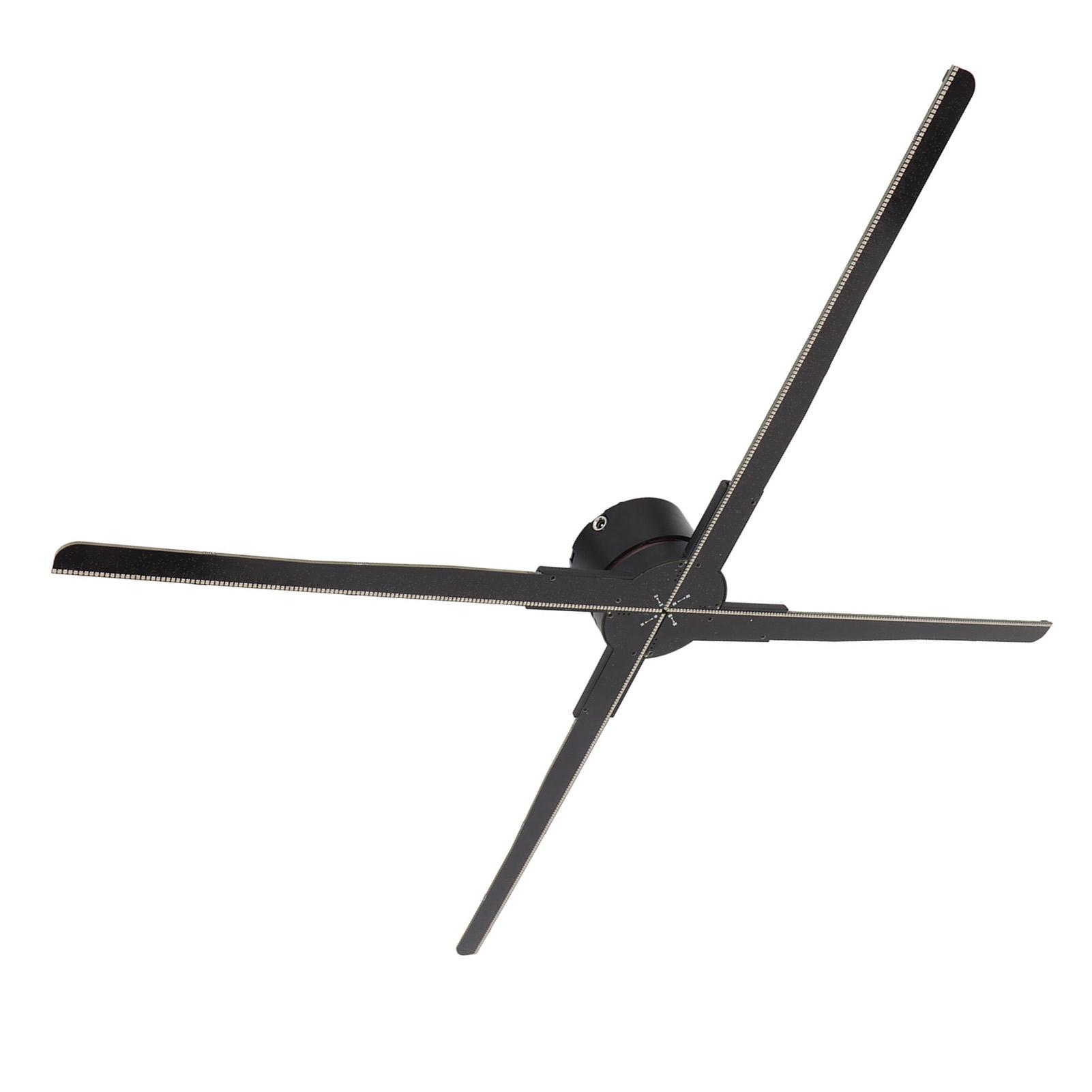 

G65 3D голографический рекламный дисплей вентилятор 25.6 дюймов 2000 X 576 3D голографический вентилятор с 574 светодиодными лампами UK Plug