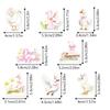 White Swan Birthday Decoration Banner Whirlpool Hanging Decoration Paper Cup Cake Top Decoration Party Decoration Supplies
