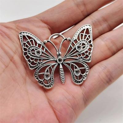  Decorative Butterfly Theme Alloy Curtain Hook Easy Mounting Bath Accessories